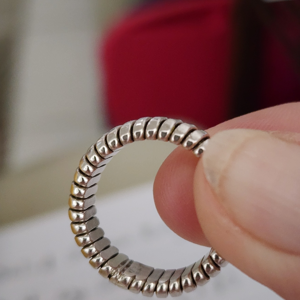 Chic Silver Women's Ring - Picture 3 of 5